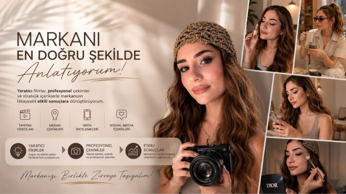 markaların ihtiyacına göre video çekerim ve editlerim