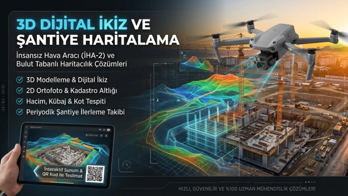 drone ile 3d modelleme yapıyorum