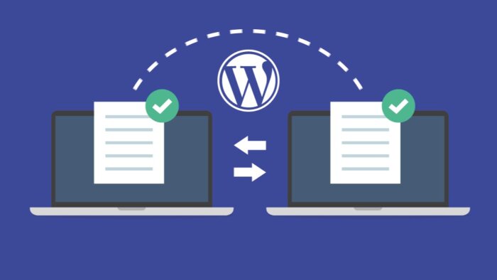 wordpress tabanlı sitenizi sunucudan sunucuya taşıyabilirim
