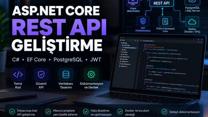 ASP.NET Core ile REST API geliştiririm
