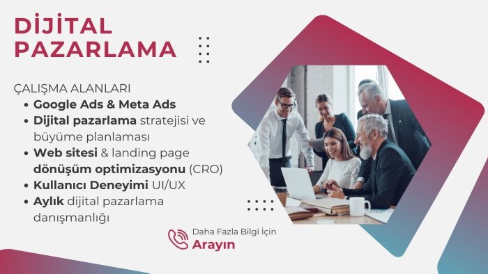 markalara google ads ve meta reklam hizmeti veririm