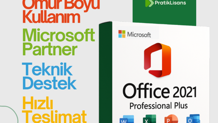 Microsoft Office programlarını lisanslı bir şekilde yaparım