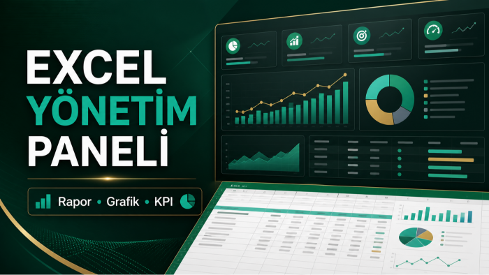 excel verilerinizi profesyonel yönetim paneline dönüştürürüm