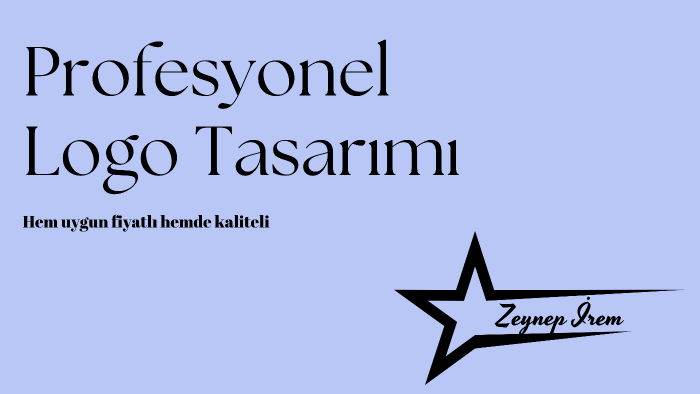 minimal modern ve çağımıza uygun logo tasarlıyorum