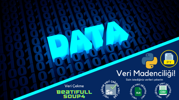 web sitenizden yazılım kütüphaneleriyle verinizi çekerim