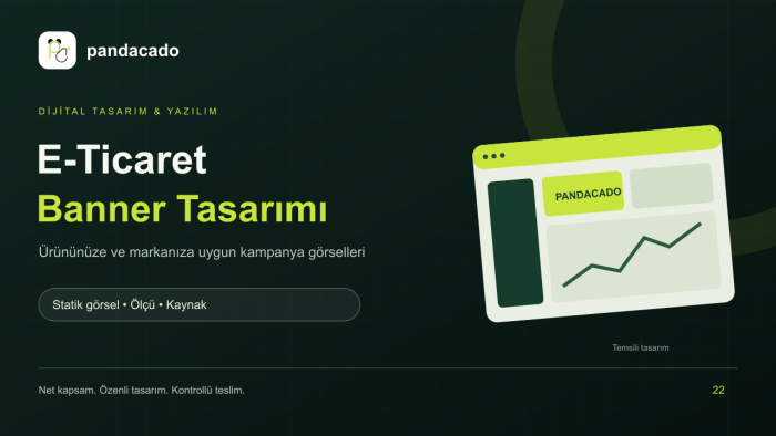 e-ticaret ve kampanyalarınız için premium banner tasarlarım