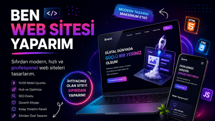mobil uyumlu ve profesyonel web sitesi tasarımı yapabilirim