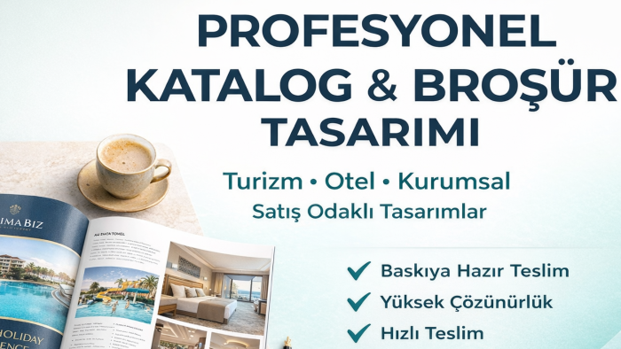  fuar ve tanıtım için katalog ve broşür tasarımlar yaparım