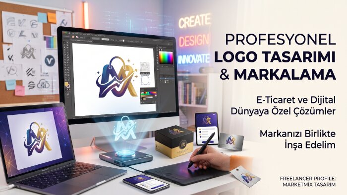 markanızın hikayesini anlatan logo tasarlıyorum