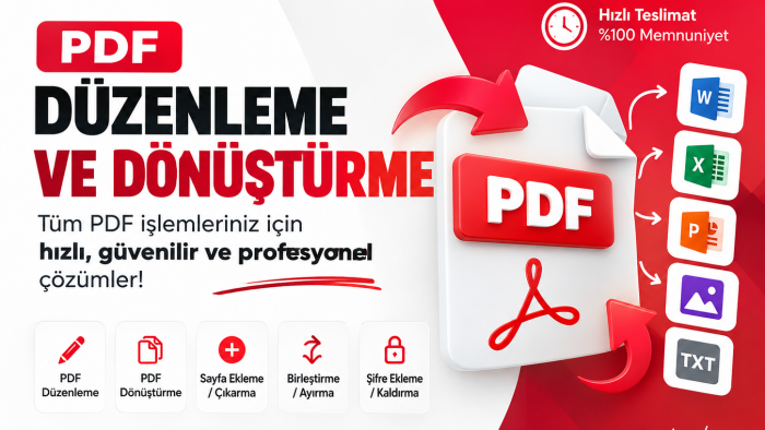 pdf düzenleme ve dönüştürme yapabilirim