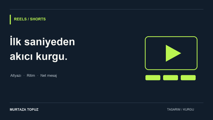 altyazılı Reels ve YouTube Shorts videoları kurgularım