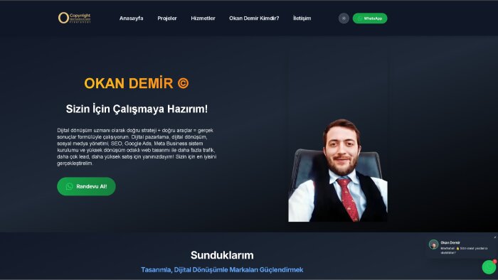 modern anahtar teslim mobil uyumlu site yapıyorum