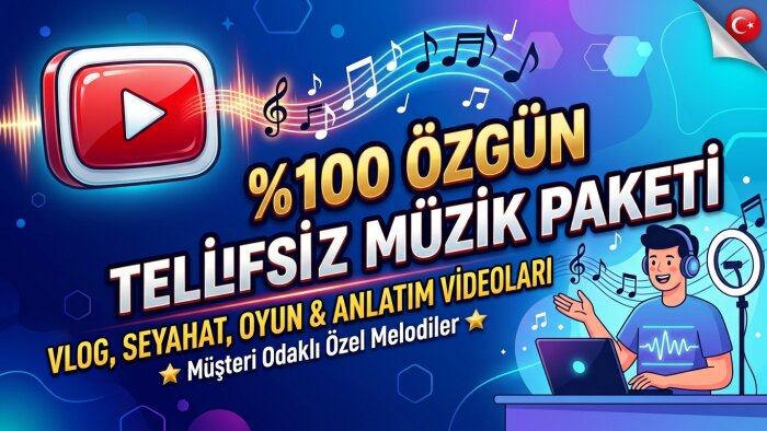 Youtube için telifsiz müzik hazırlarım