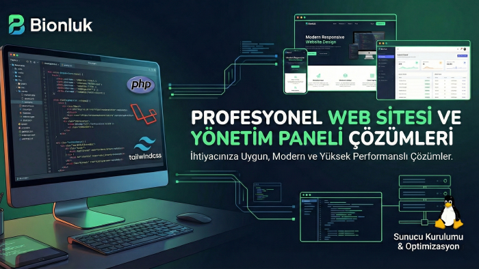Php ve laravel ile özel web sitesi geliştiririm