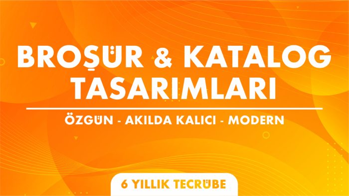 sizin için profesyonel broşür ve katalog tasarımları yaparım