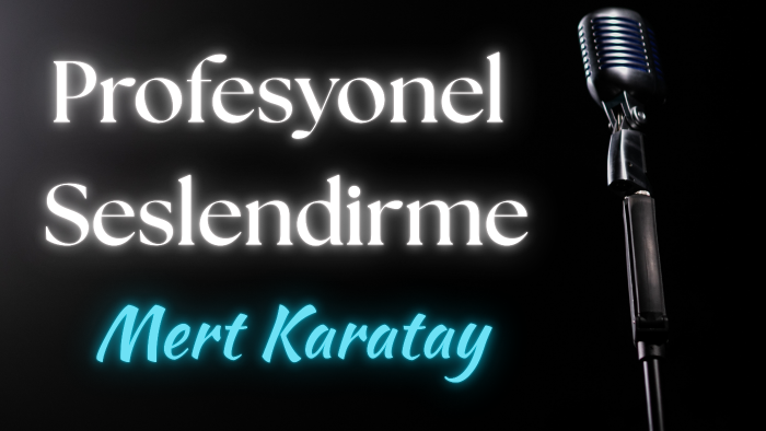 seslendirme konusunda profesyonel hizmet sunuyorum