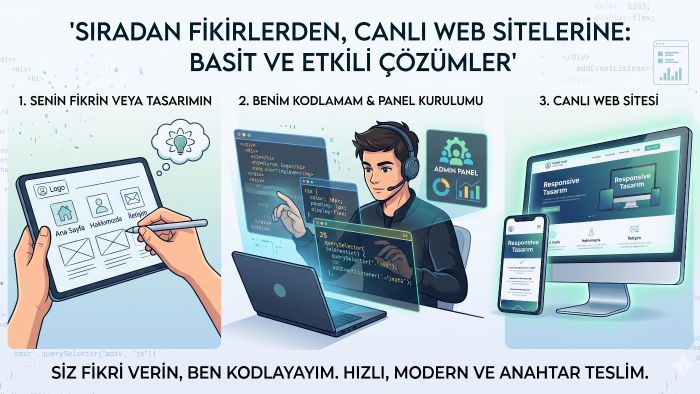 sıfırdan modern ve mobil uyumlu web siteleri kodlarım
