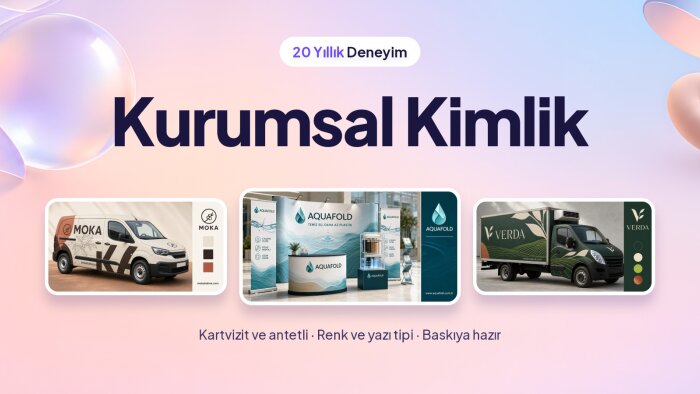 kurumsal kimlik ve kartvizit tasarımı yapıyorum
