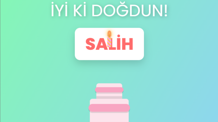 özel günleriniz için kutlama mesajı içeren websitesi yaparım