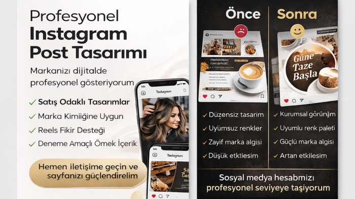 markalar için sosyal medya içerikleri üretiyorum