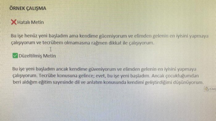 metinlerinizi düzeltip daha akıcı hale getiriyorum