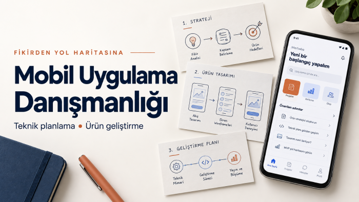 mobil uygulamanız için teknik danışmanlık veririm