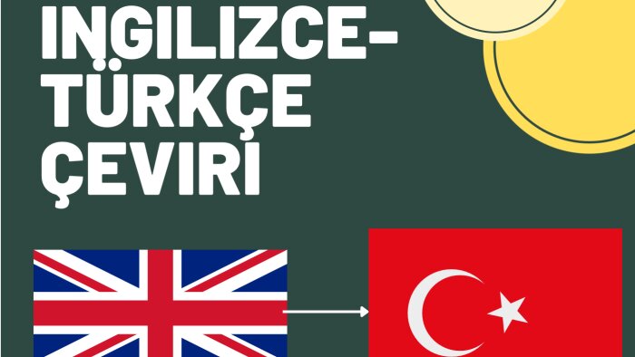 İngilizce-Türkçe çeviri yaparken kaliteli bir hizmet sunarım
