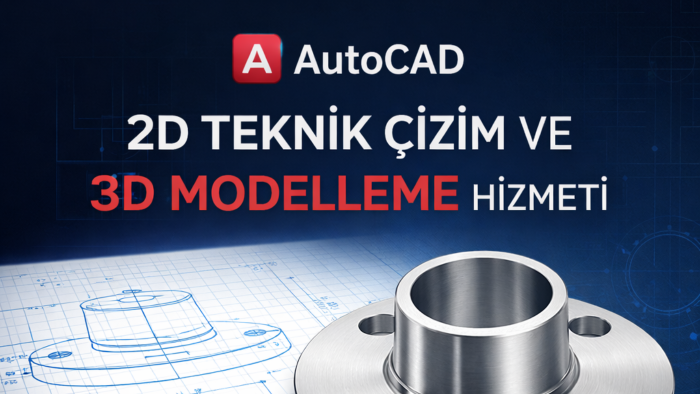 Autocad ile 2d ve 3d tasarımlar yaparım