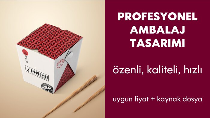 markanızın ambalaj tasarımını yapabilirim