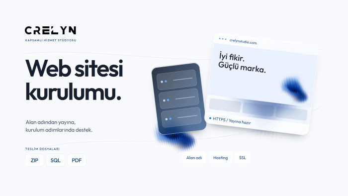 web site kurulumu yapabilirim