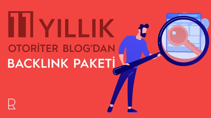 11 yıllık blogumda sitenize backlink verebilirim