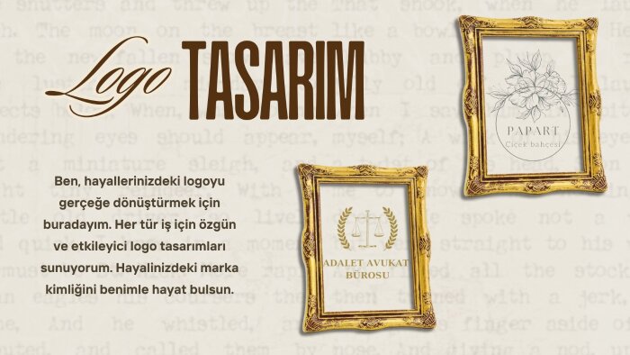 , fikirleri şahesere dönüştürmek için buradayaım