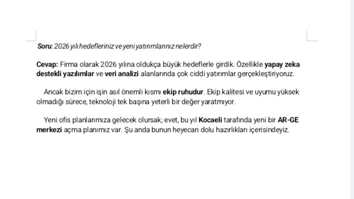 ses ve video kayıtlarınızı yazıya dökebilirim
