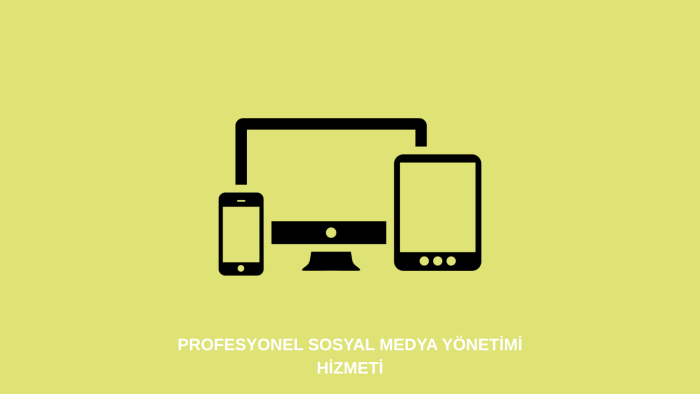 sosyal medya hesaplarınızı yönetirim