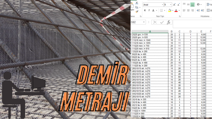 demir metrajlarınızı tüm detaylarıyla yaparım