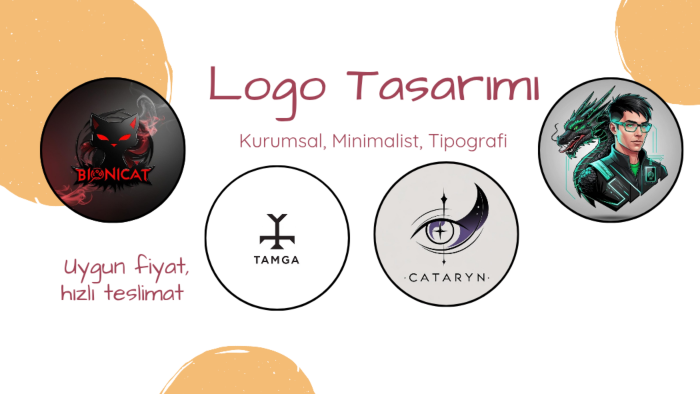 markanızı güçlendiren özgün logolar tasarlıyorum