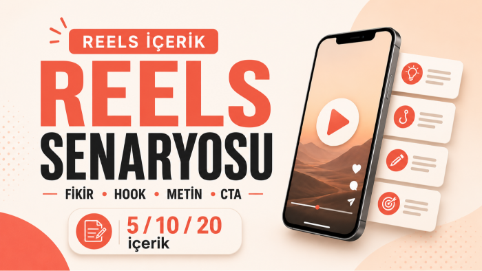 markanıza özel reels senaryoları oluştururum