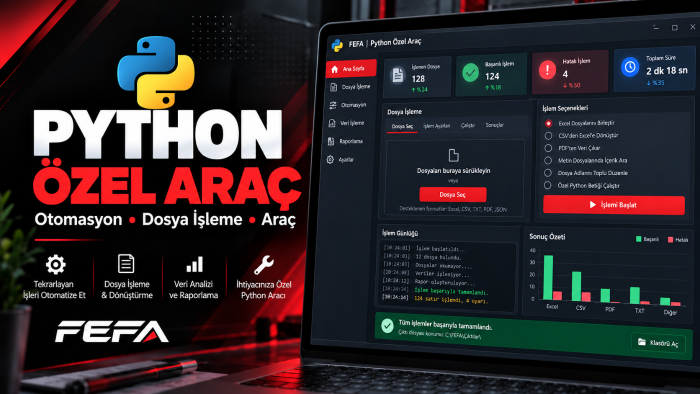 python ile dosyalarınız için küçük araçlar geliştiririm