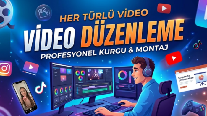 her tür video için profesyonel kurgu ve montaj yapabilirim
