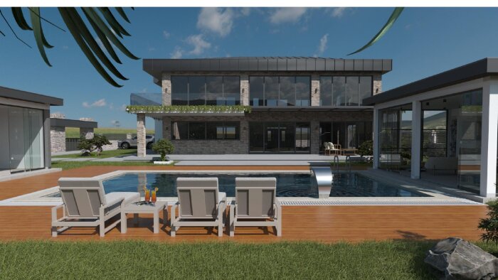 sizin için dış mekan renderi yaparım