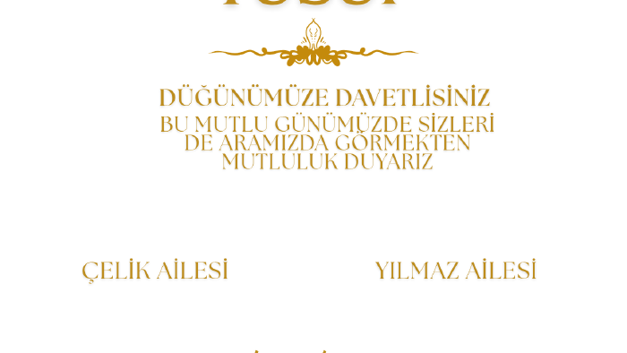 sizin için profesyonel davetiye tasarlarım