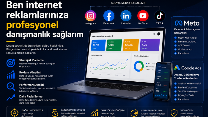 internet reklamlarınıza danışmanlık sağlarım