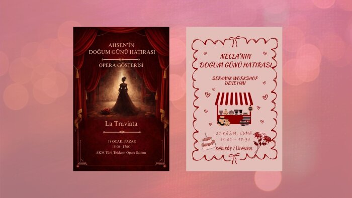 doğum günü kartları tasarlayabilirim