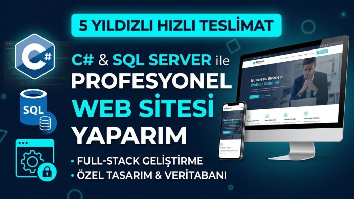 projeniz için özel full stack web sitesi kodlarım