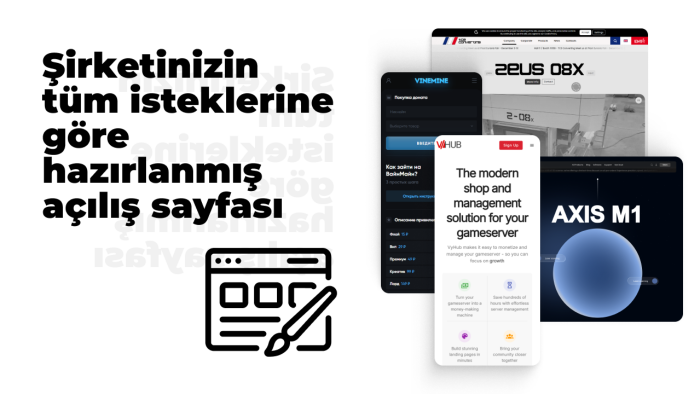 Lending sayfa hızlı ve güvenli geliştiririm