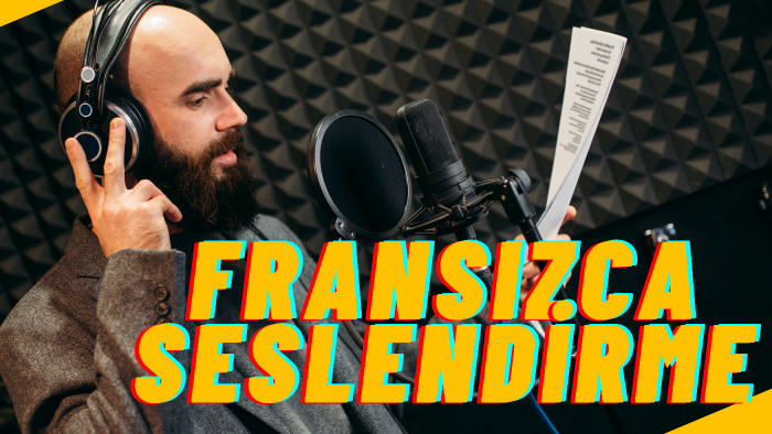 anadilde Fransızca seslendirme yaparım