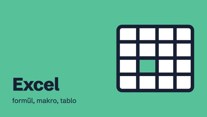 Excel tablosu, formül ve makro işlerinizi yaparım