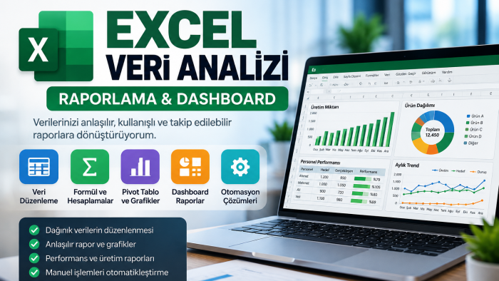 Excel verilerinizi analiz eder ve raporlarım