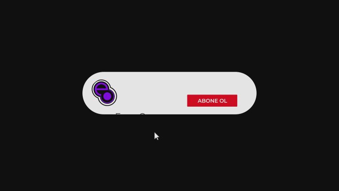 her türlü abone ol ve geçiş animasyonları tasarlarım
