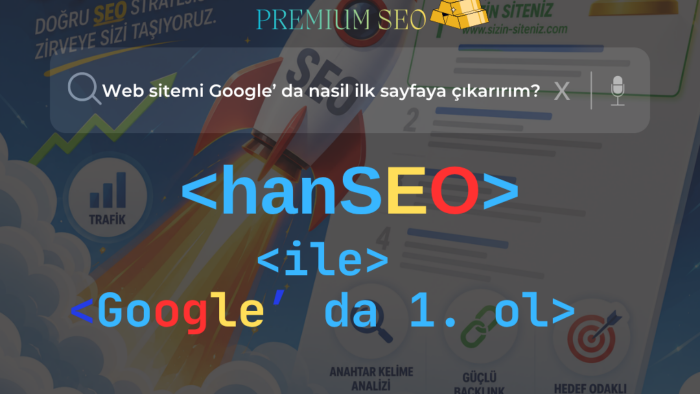 sitenizin üst sıralarda olması için gerçek SEO uygularım